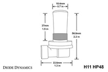 Load image into Gallery viewer, Diode Dynamics H11 HP48 LED - Cool - White (Pair)