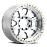 Raceline RT260M Avenger 20x10in / 6x139.7 BP / -38mm Offset / 107.95mm Bore- Machined Beadlock Wheel