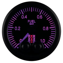 Load image into Gallery viewer, Autometer Stack 52mm 0-1 Bar M10 Male Pro-Control Fuel Pressure Gauge - Black