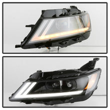 Load image into Gallery viewer, xTune 14-18 Chevy Impala (Excl Limited) DRL Halogen Projector Headlights - Blk (PRO-JH-CIM15-LB-BK)