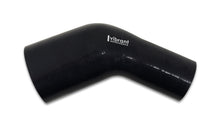 Load image into Gallery viewer, Vibrant 3.25in x 3.00in In/Out 45 Degree Black Silicone Transition Hose