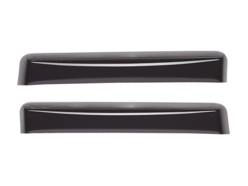 WeatherTech 08-20 Dodge Caravan Rear Side Window Deflectors - Dark Tint