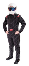 Load image into Gallery viewer, RaceQuip Black Chevron-1 Suit - SFI-1 XL