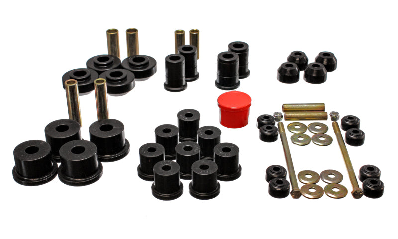 Energy Suspension 67-73 Ford Mustang Black Hyper-flex Master Bushing Set