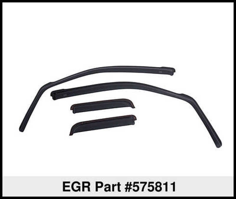 EGR 05+ Nissn Frontier Crew Cab In-Channel Window Visors - Set of 4