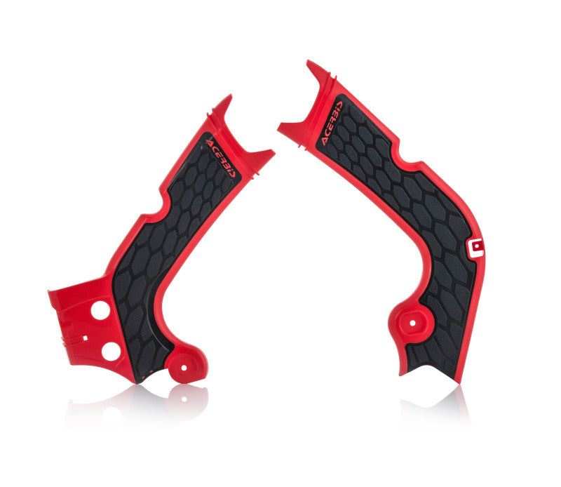 Acerbis 17-19 Honda CRF250R/RX/ CRF450R/RX Frame Guards- X-Grip - Red/Black