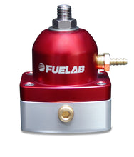 Load image into Gallery viewer, Fuelab 525 Carb Adjustable FPR In-Line Large Seat 1-3 PSI (1) -6AN In (1) -6AN Return - Red