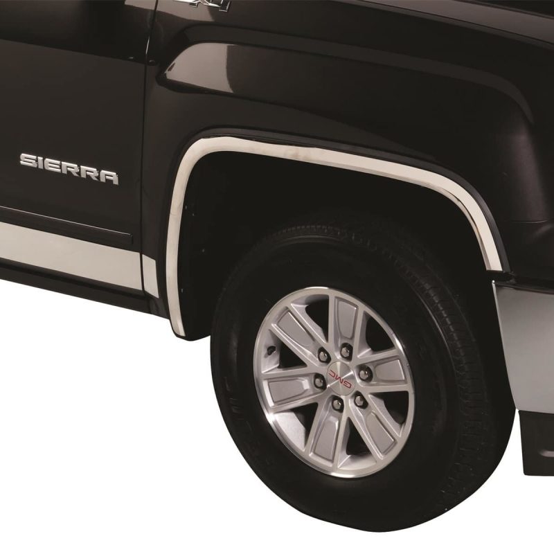 Putco 11-14 GMC Sierra HD - FULL Stainless Steel Fender Trim