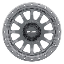 Load image into Gallery viewer, Method MR605 NV 20x10 -24mm Offset 8x180 124.1mm CB Gloss Titanium Wheel