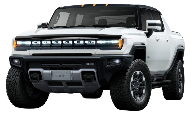 AVS 22-23 GMC Hummer EV Aeroskin Low Profile Hood Shield - Smoke