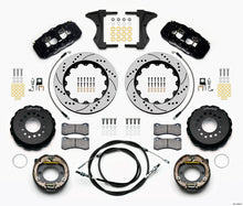 Load image into Gallery viewer, Wilwood AERO4 Rear Kit 14.00 Drilled 2005-2014 Mustang w/ BMR Suspn. w/Lines