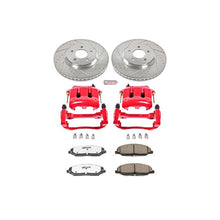 Load image into Gallery viewer, Power Stop 05-10 Ford Mustang Front Z26 Street Warrior Brake Kit w/Calipers