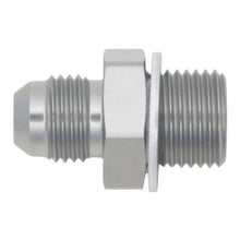 Load image into Gallery viewer, DeatschWerks 6AN Male Flare to M16 X 1.5 Male Metric Adapter (Incl. Crush Washer) - Titanium