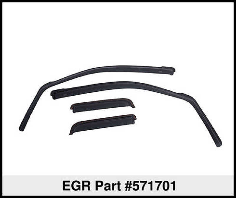 EGR 07+ Chev Suburban/GMC Yukon XL In-Channel Window Visors - Set of 4 (571701)