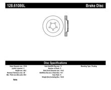 Load image into Gallery viewer, StopTech Power Slot 05-10 Mustang GT V8-4.6L Front Left Drilled Rotor