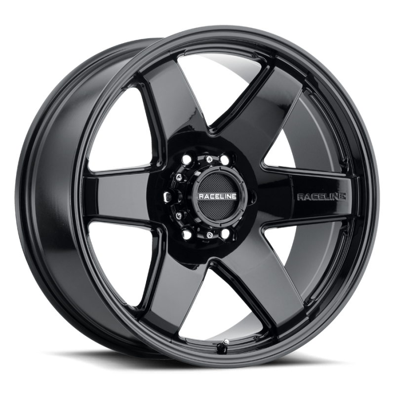 Raceline 942B Addict 20x9in / 6x135 BP / 18mm Offset / 87.1mm Bore - Gloss Black Wheel