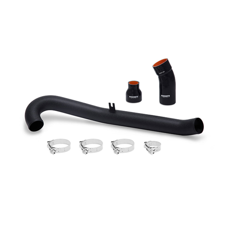 Mishimoto 2014+ Ford Fiesta ST Hot-Side Intercooler Pipe Kit - Wrinkle Black