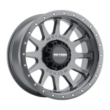 Load image into Gallery viewer, Method MR605 NV 20x10 -24mm Offset 8x170 124.9mm CB Gloss Titanium Wheel