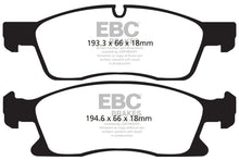 Load image into Gallery viewer, EBC 11+ Dodge Durango 3.6 Greenstuff Front Brake Pads