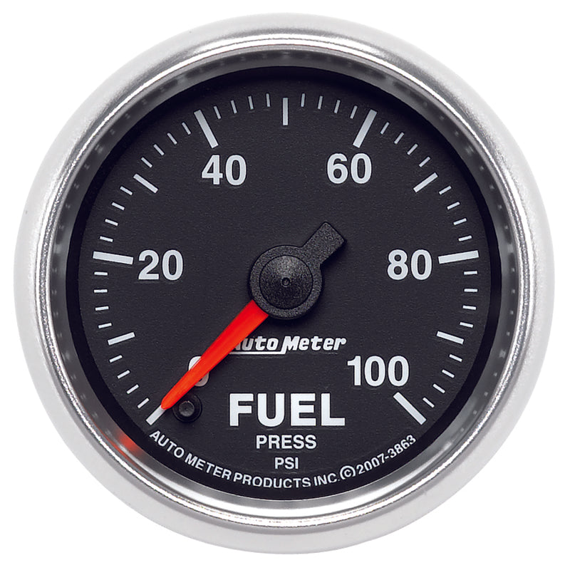 Autometer GS 0-100 PSI Full Sweep Electronic Fuel Pressure Gauge