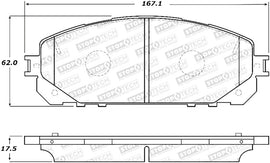 StopTech Street Brake Pads - Front