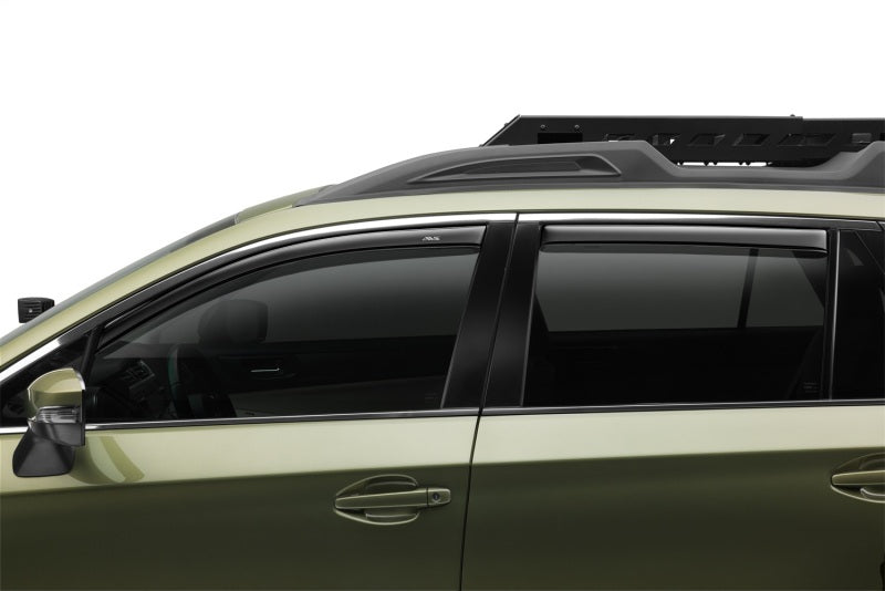 AVS 19-24 Subaru Ascent Ventvisor Front & Rear Window Deflectors 4pc - Smoke