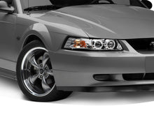 Load image into Gallery viewer, Raxiom 99-04 Ford Mustang Dual LED Halo Projector Headlights- Chrome Housing (Clear Lens)