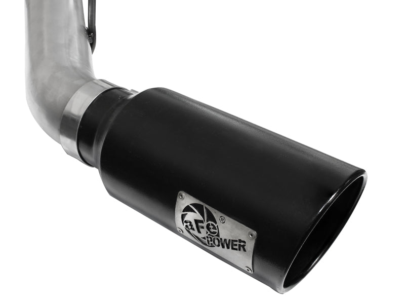 afe Large Bore-HD DPF-Back Exhaust System Ford Diesel Trucks 11-14 V8-6.7L (td)