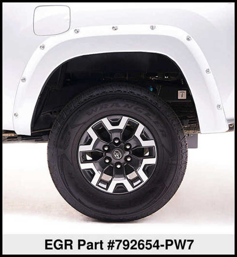 EGR 09+ Dodge Ram LD Bolt-On Look Color Match Fender Flares - Set - Bright White