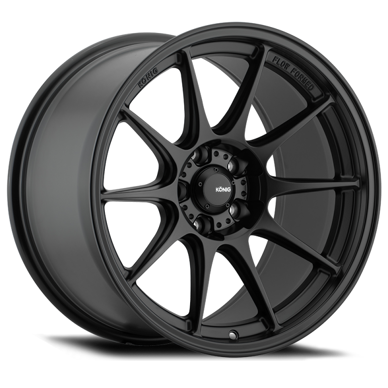 Konig Dekagram 17x9 5x114.3 ET40 Semi-Matte Black