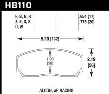 Load image into Gallery viewer, Hawk AP CP3307 / CP5040-5S4 / CP5200 (SC250) Caliper DTC-60 Race Brake Pads