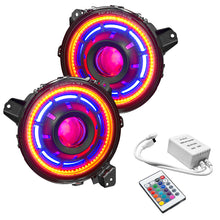 Load image into Gallery viewer, Oracle Oculus Bi-LED Projector Headlights for Jeep JL/Gladiator JT - w/ Simple Cntrl