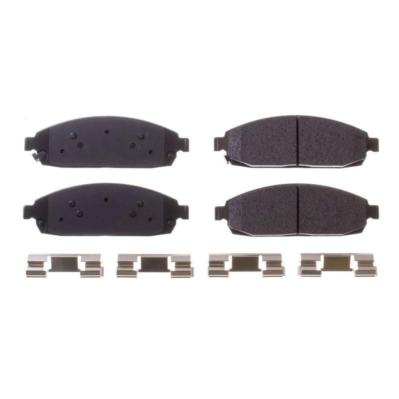 Power Stop 06-10 Jeep Commander Front Z17 Evolution Ceramic Brake Pads w/Hardware