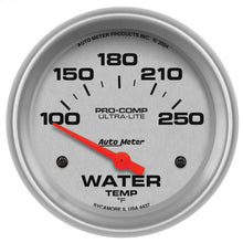 Load image into Gallery viewer, Autometer Ultra-Lite 66.7mm Short Sweep Electronic 100-250 Degree Water Temperature Gauge