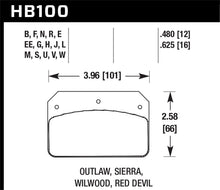 Load image into Gallery viewer, Hawk Wilwood Dynalite Caliper HP+ Street Brake Pads