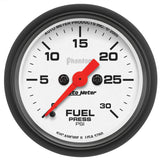 Autometer Phantom Fuel Pressure gauge 52mm 0-30 PSI Full Sweep Elec