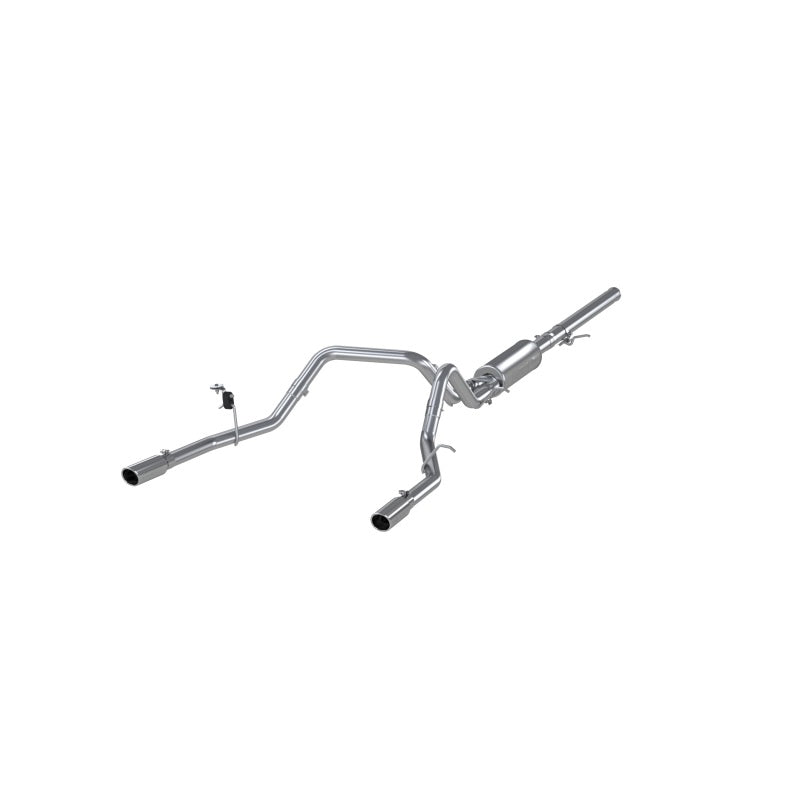 MBRP 14 Chevy/GMC 1500 Silverado/Sierra 4.3L V6/5.3L V8 Dual Split Rear T409 3in Cat Back Exhaust