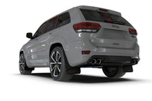 Load image into Gallery viewer, Rally Armor 18-22 Jeep Grand Cherokee SRT Trackhawk Black UR Mud Flap - White Logo