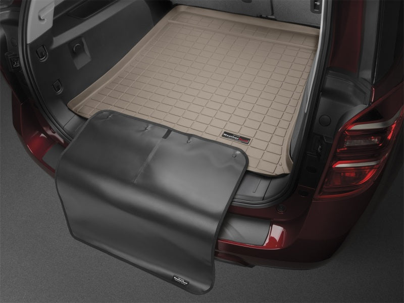 WeatherTech 23-24 Jeep Grand Wagoneer L Cargo Liner W/ Bumper Protector - Tan