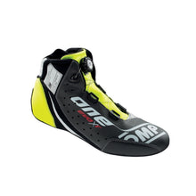 Load image into Gallery viewer, OMP One Evo X R Shoes Black/Silver/Fluorescent Yellow - Size 39 (Fia 8856-2018)