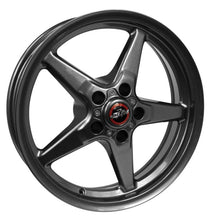 Load image into Gallery viewer, Race Star 92 Drag Star Bracket Racer 17x9.5 5x4.75 B.C./ 6.875 B.S. Metallic Gray Wheel