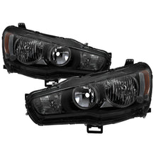 Load image into Gallery viewer, xTune Mitsubishi Lancer 08-15 OE Style Headlights - Black Smoke HD-JH-ML08-AM-BSM