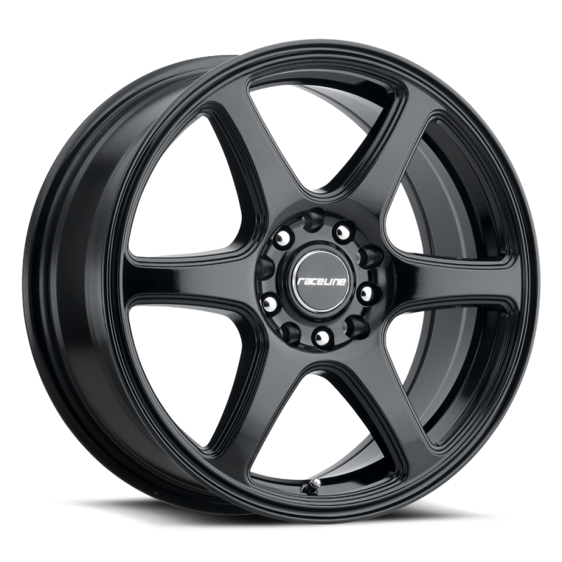 Raceline 146B Matrix 18x8in / 5x112/5x120 BP / 40mm Offset / 74.1mm Bore - Gloss Black Wheel