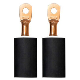 Moroso 1/4in Dia Stud 6 GA Wire Crimp/Solder Battery Cable Terminal Kit (2 Pack)