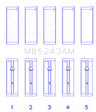 Load image into Gallery viewer, King Engine Bearings Nissan SR20DE (Size STD) Performance Main Bearing Set