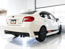 Load image into Gallery viewer, AWE Tuning Subaru WRX/STI VA/GV Sedan Track Edition Exhaust - Chrome Silver Tips (102mm)