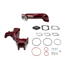 Load image into Gallery viewer, Wehrli 11-16 Chevrolet 6.6L LML Duramax High Flow Y-Bridge Kit - WCFab Red