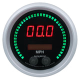 Autometer 85.7mm Black Switchable 260 MPH / 260 KM/H Speedometer Sport-Comp Elite Digital Gauge