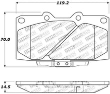 Load image into Gallery viewer, StopTech 89-96 Nissan 300ZX Sport Performance Front Brake Pads