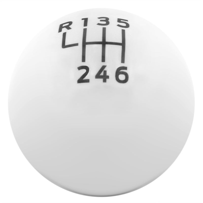 Ford Racing 15-19 Ford Mustang EcoBoost / GT w/ 6-Speed Manual Transmission Bullitt White Shift Knob